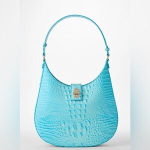 BRAHMIN | Fallon Tropic Blue Melbourne Shoulder Bag NWT